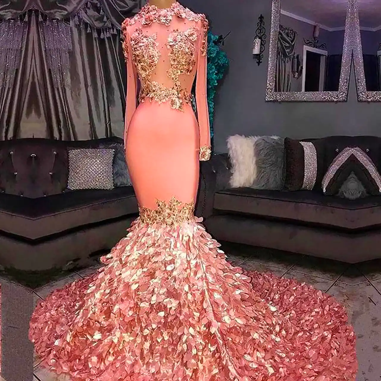 مدل لباس مجلسی با طرح خاص
