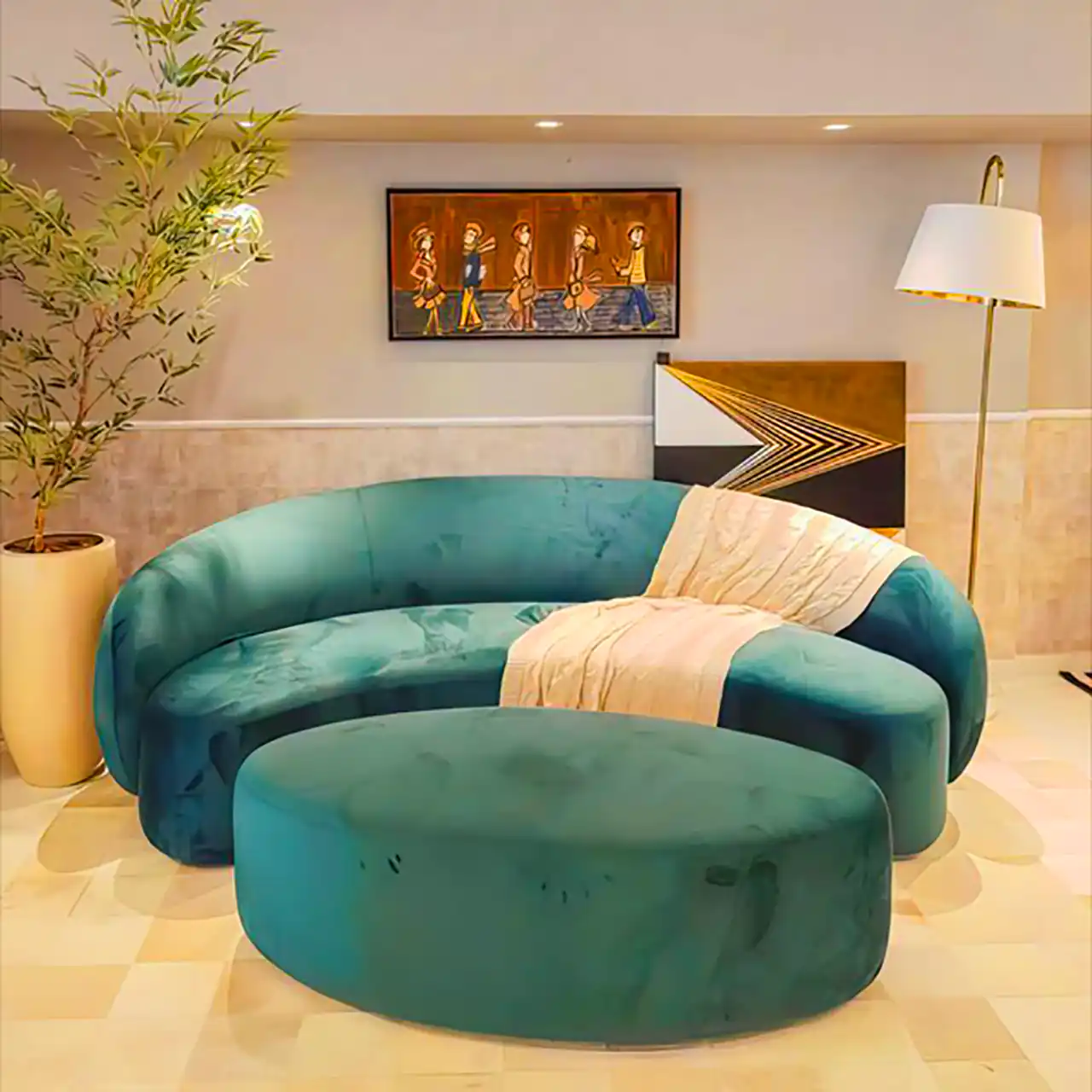 مدل مبل راحتی گرد 