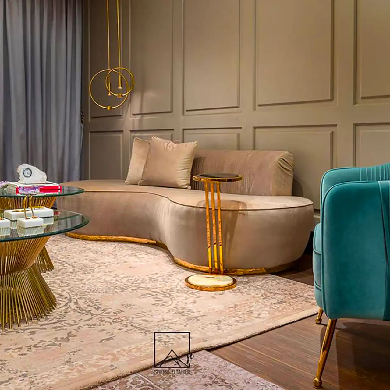 مدل مبل راحتی گرد 