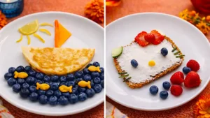 میوه آرایی خلاقانه کودک