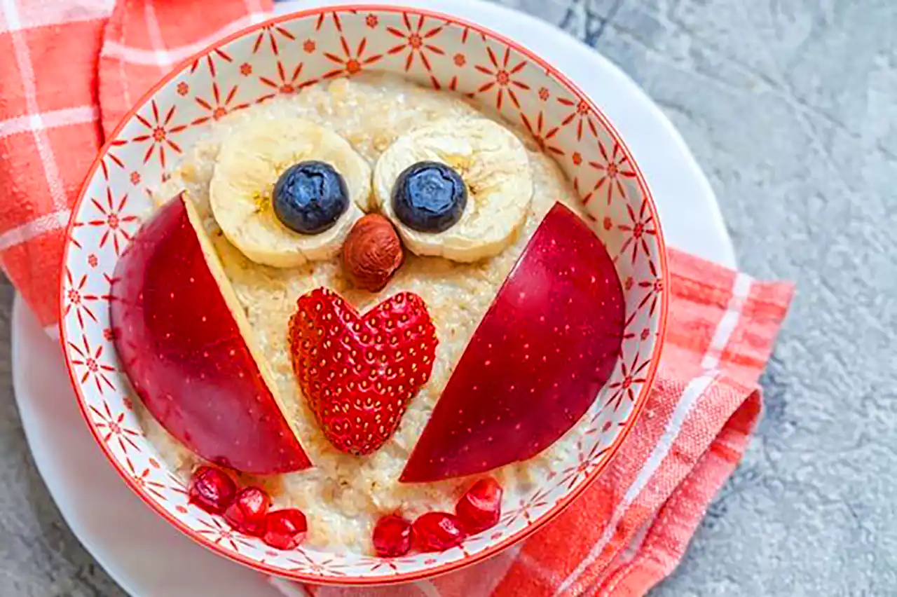 میوه آرایی خلاقانه کودک 