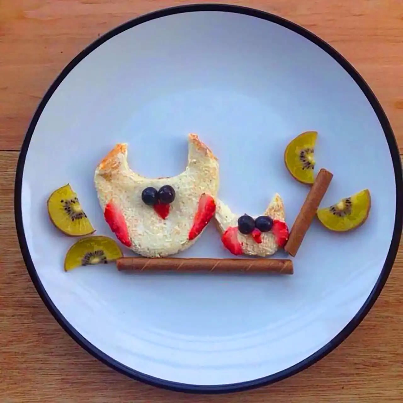 میوه آرایی خلاقانه کودک 