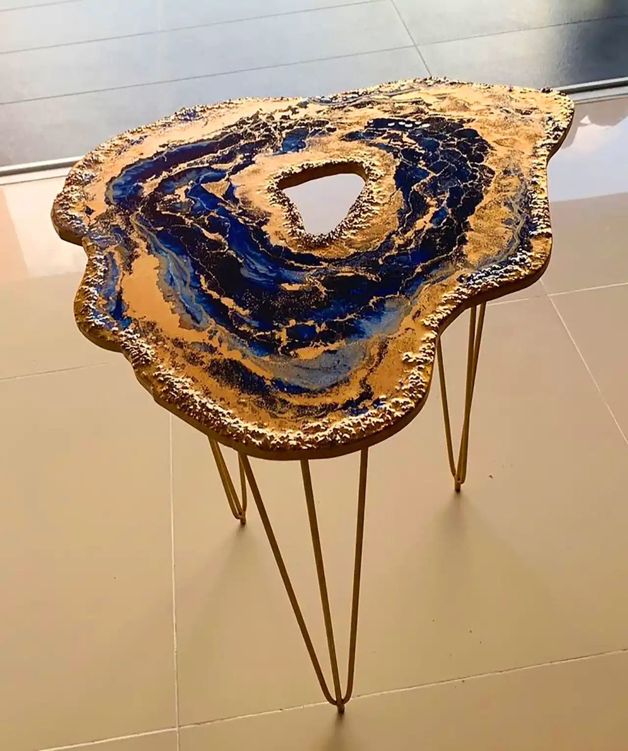 میز عسلی ست رزینی