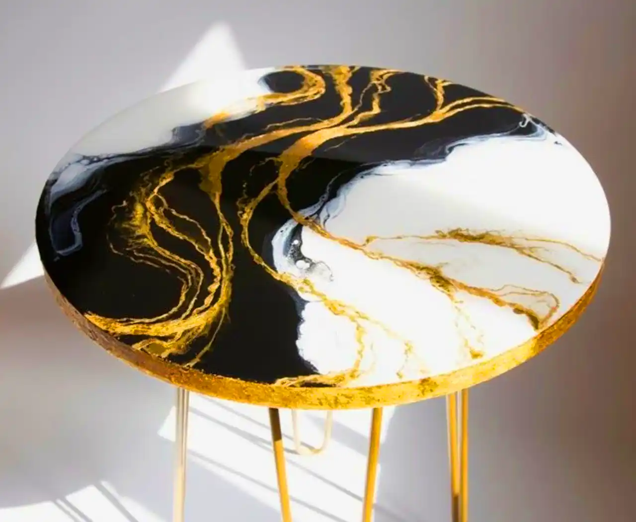 میز عسلی ست رزینی