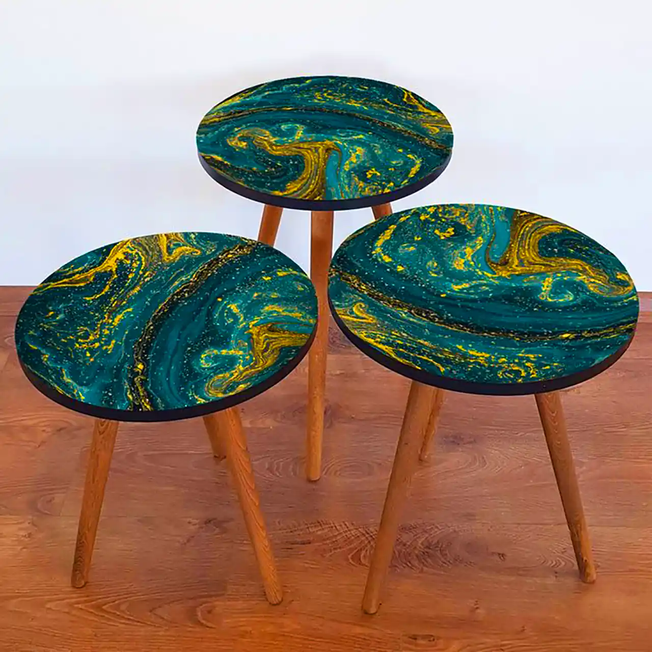 میز عسلی ست رزینی