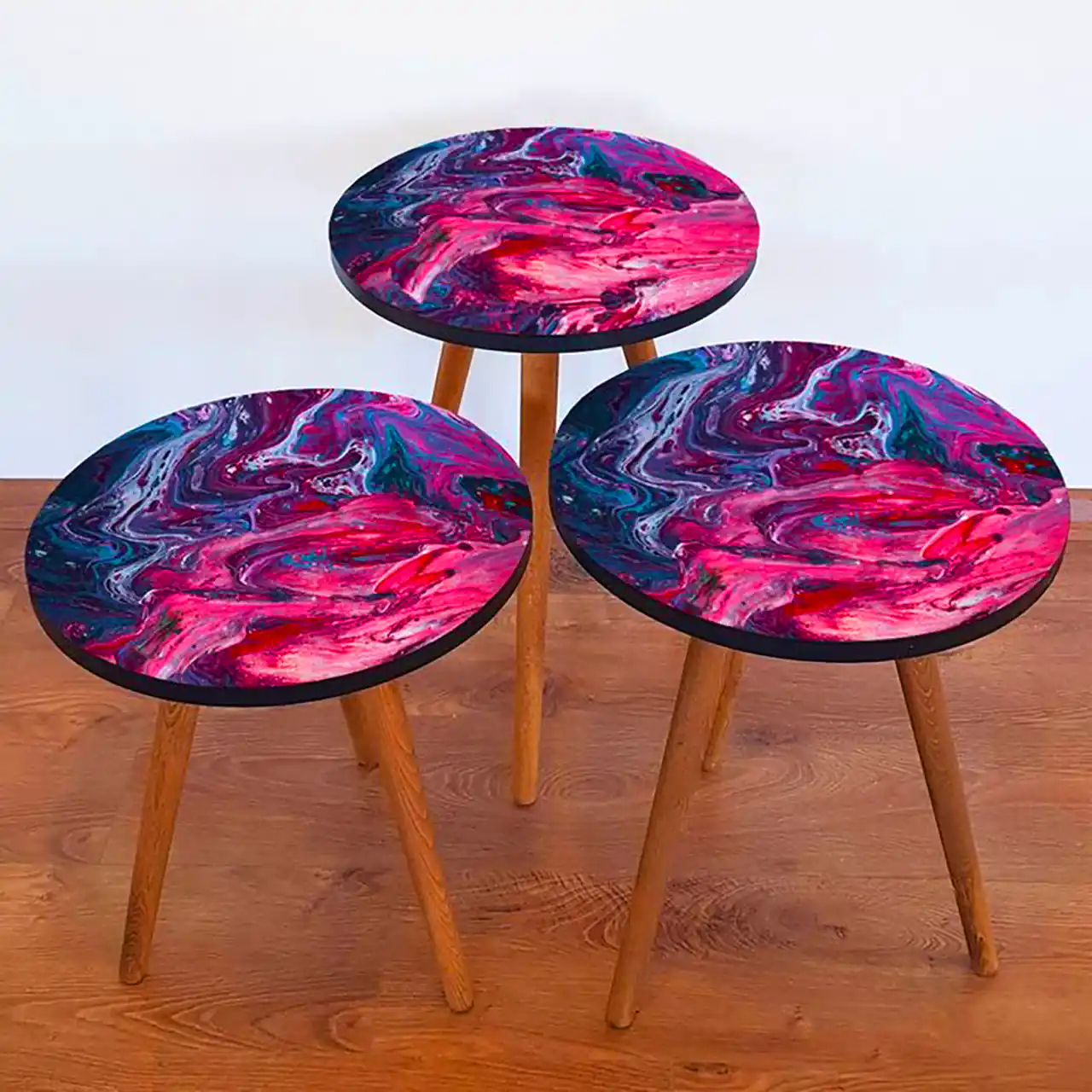 میز عسلی ست رزینی