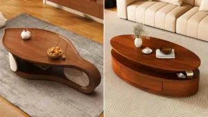 میز عسلی شیک چوبی