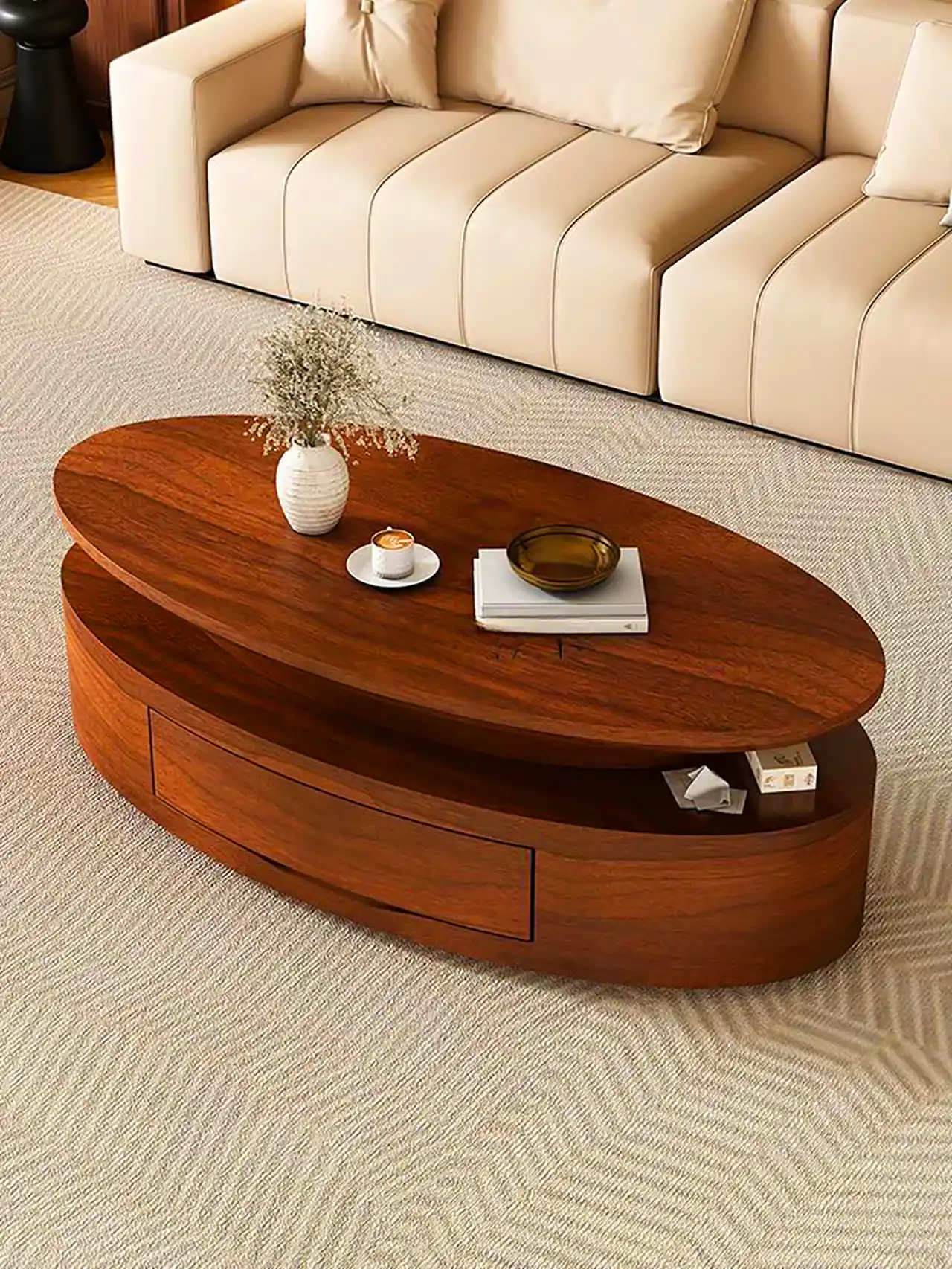 میز عسلی شیک چوبی