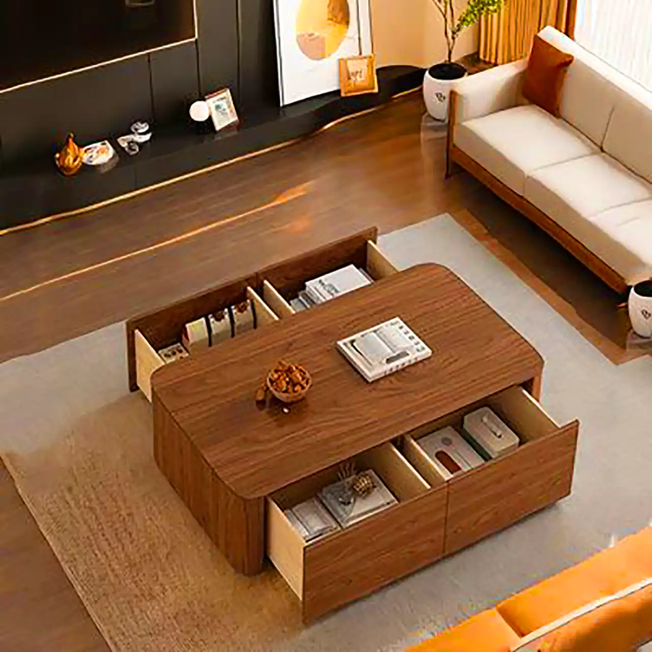 میز عسلی شیک چوبی