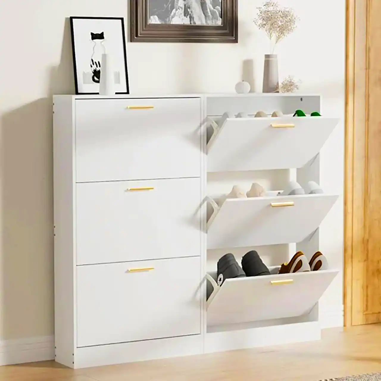 میز چوبی جاکفشی