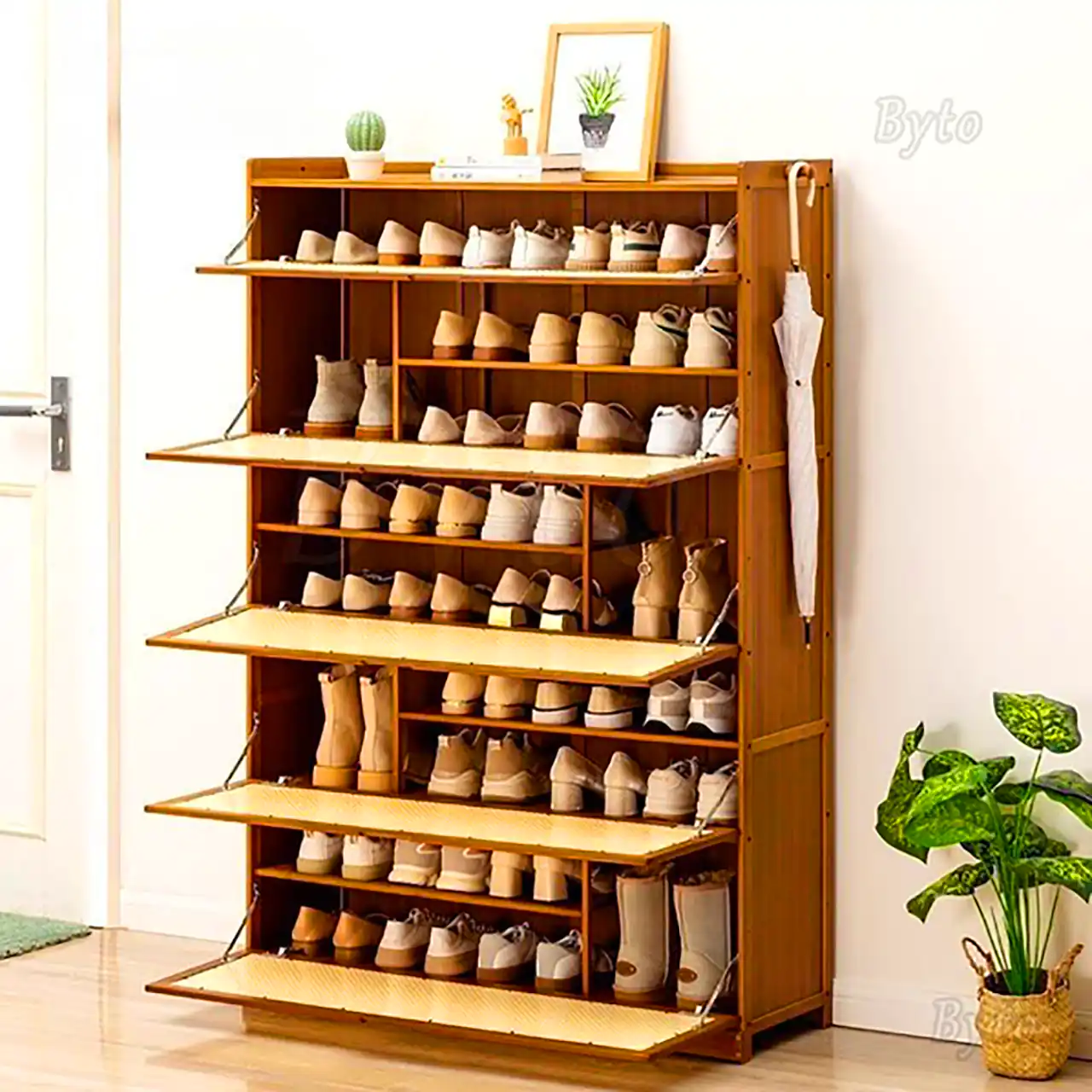 میز چوبی جاکفشی