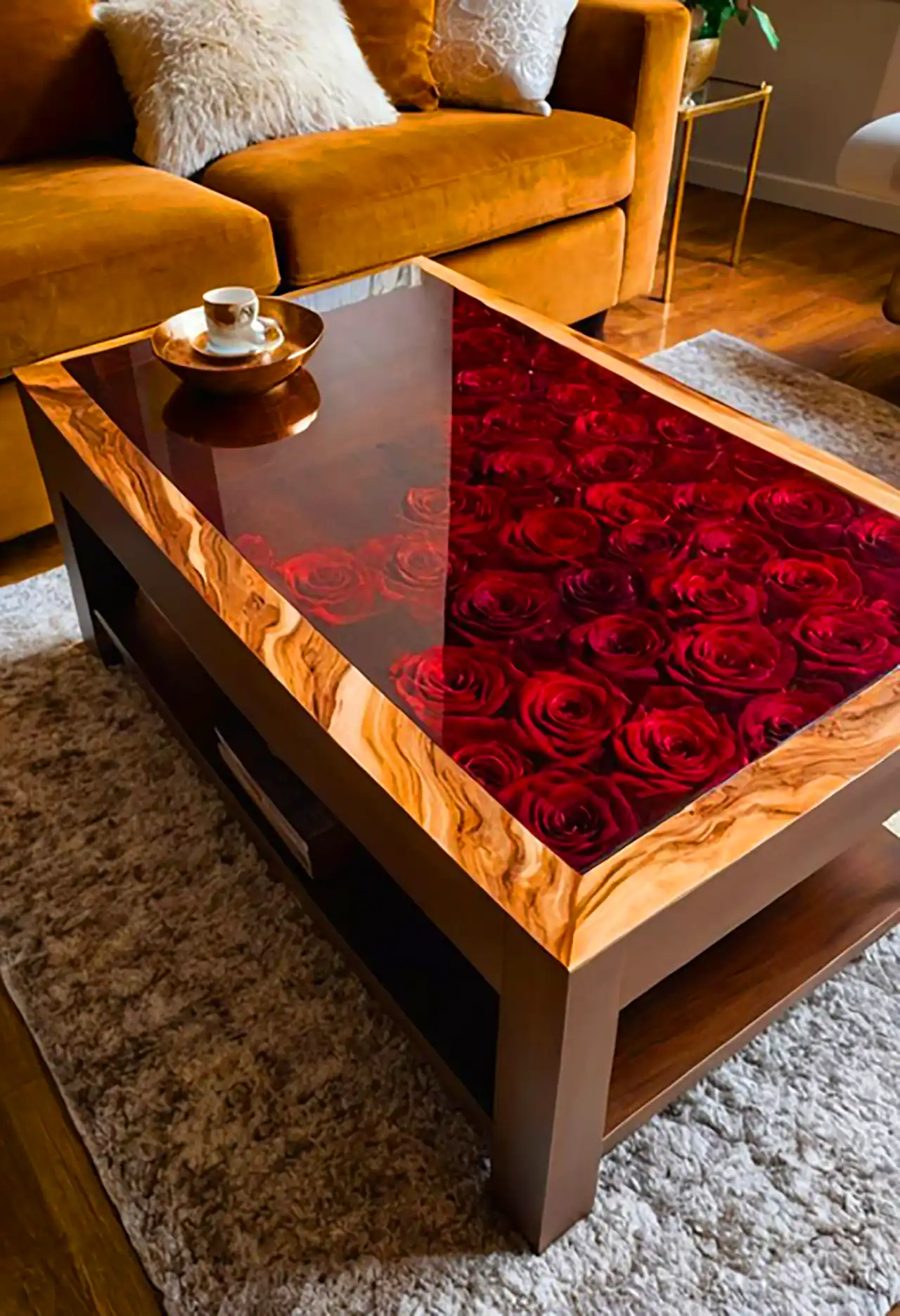 میز جلو مبلی رزینی