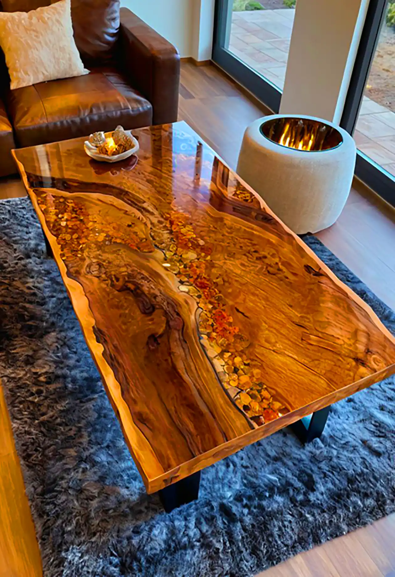 میز جلو مبلی رزینی