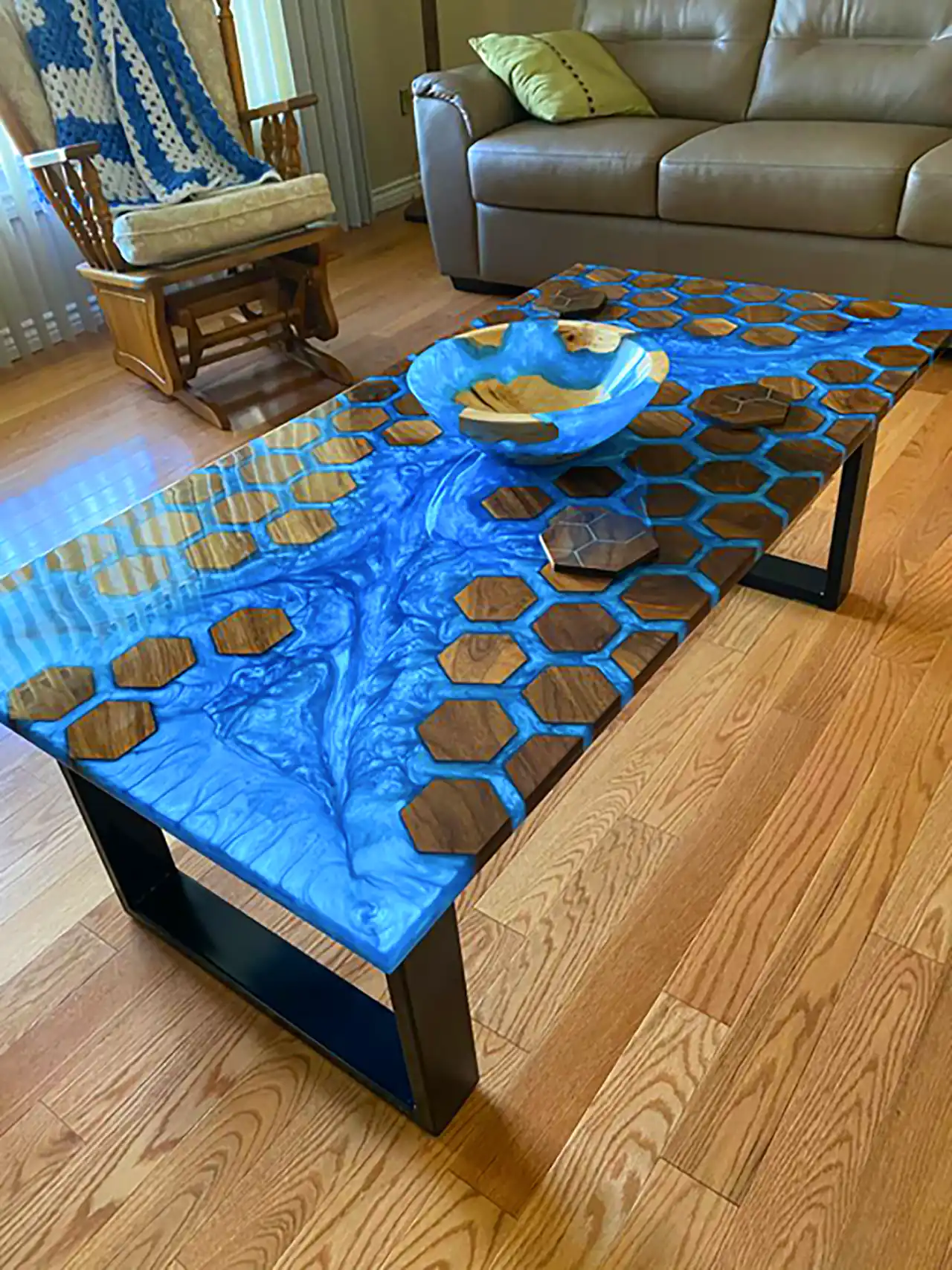 میز جلو مبلی رزینی