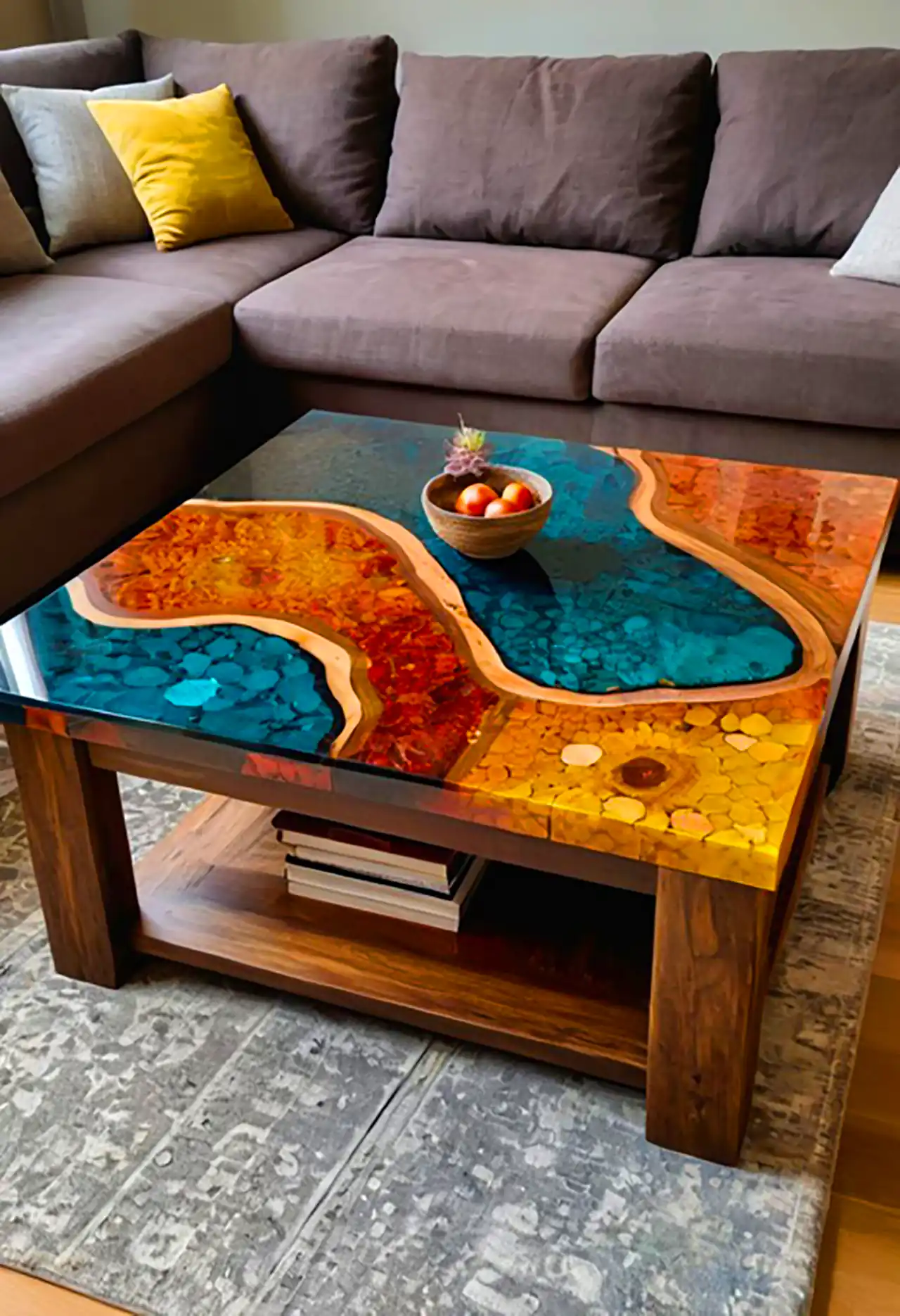 میز جلو مبلی رزینی