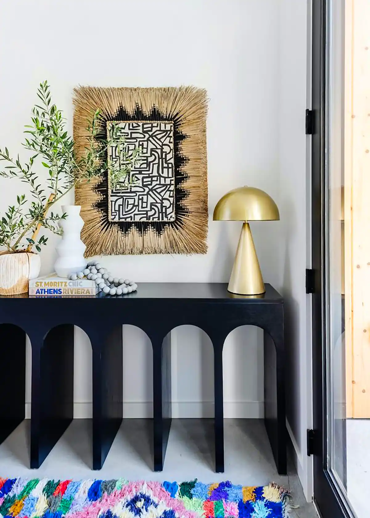 میز کنسول مینیمال مشکی
