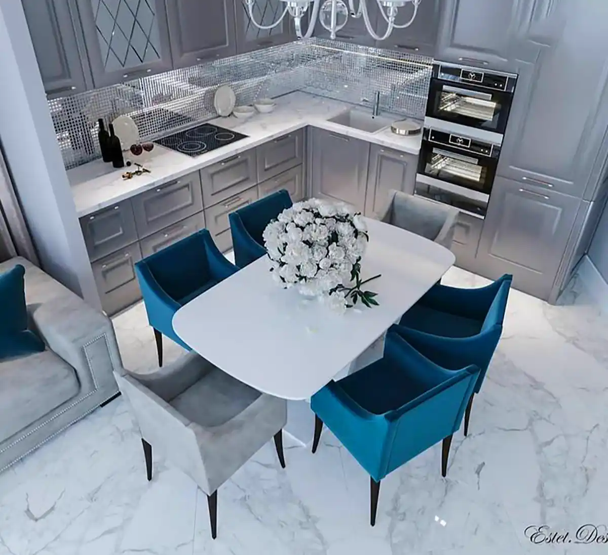 میز نهار خوری لوکس زیبا