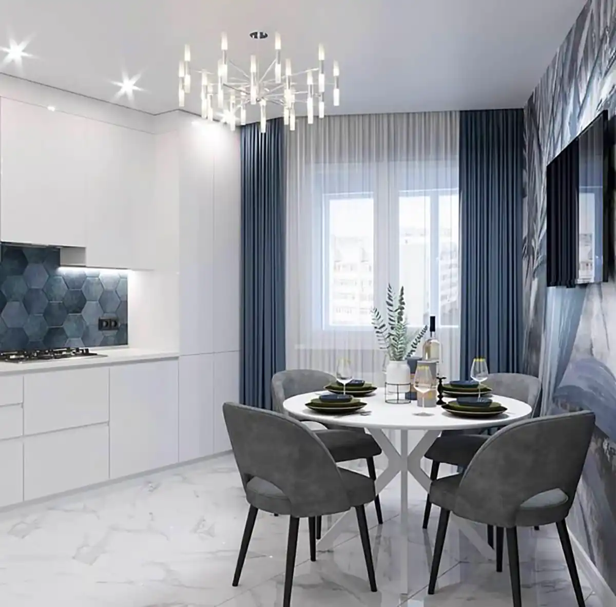 میز نهار خوری لوکس زیبا