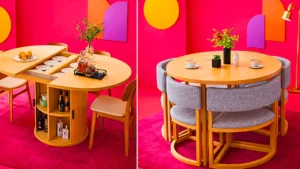 میز غذاخوری کم جا