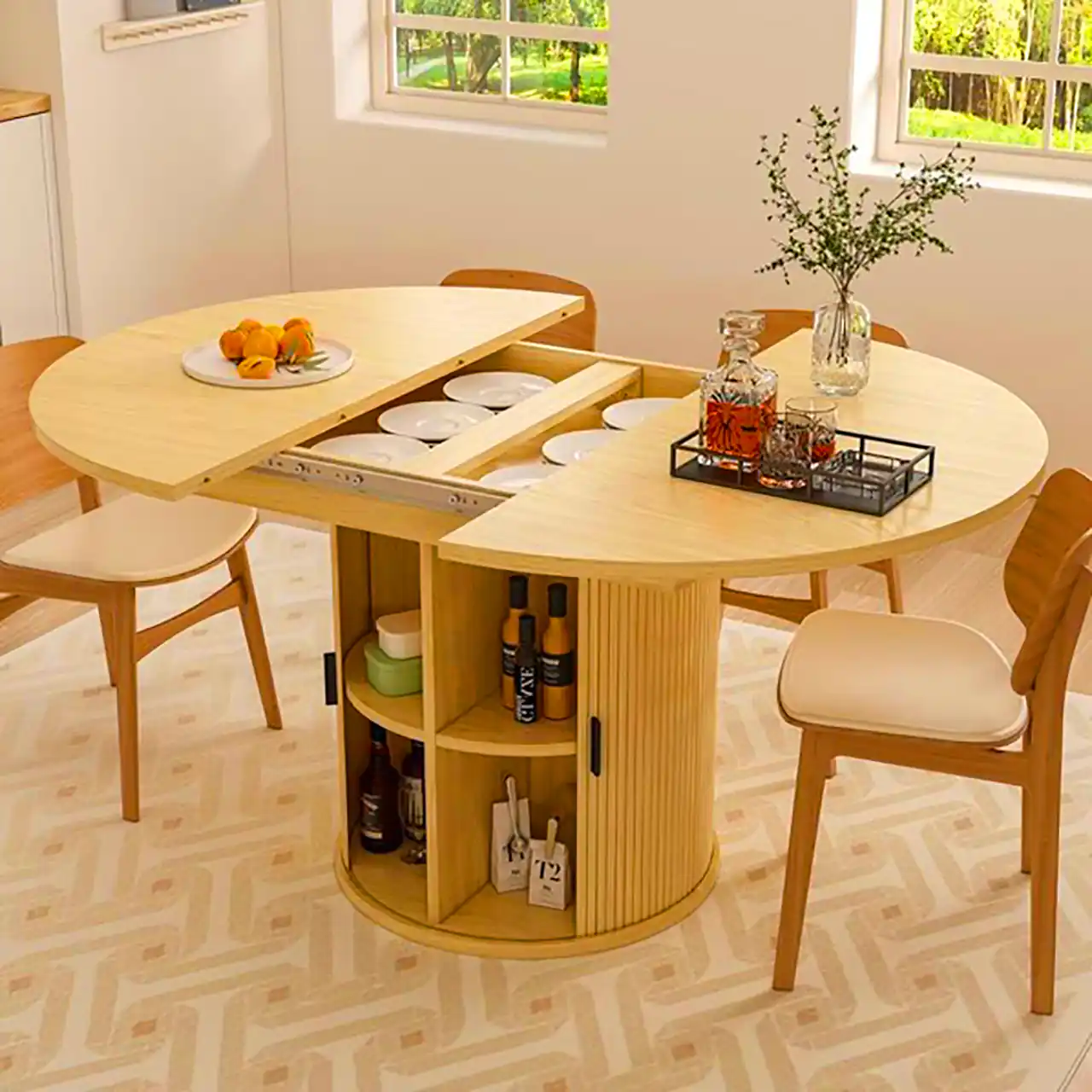 میز غذاخوری کم جا