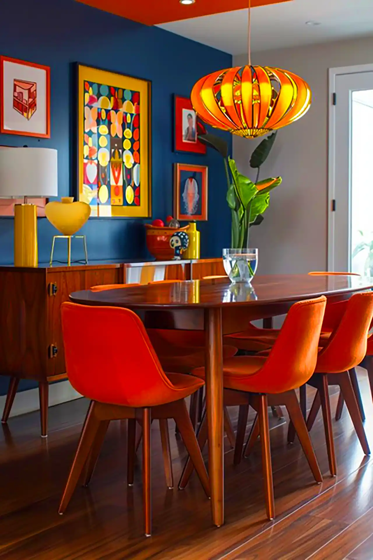 میز و صندلی خوشرنگ غذاخوری