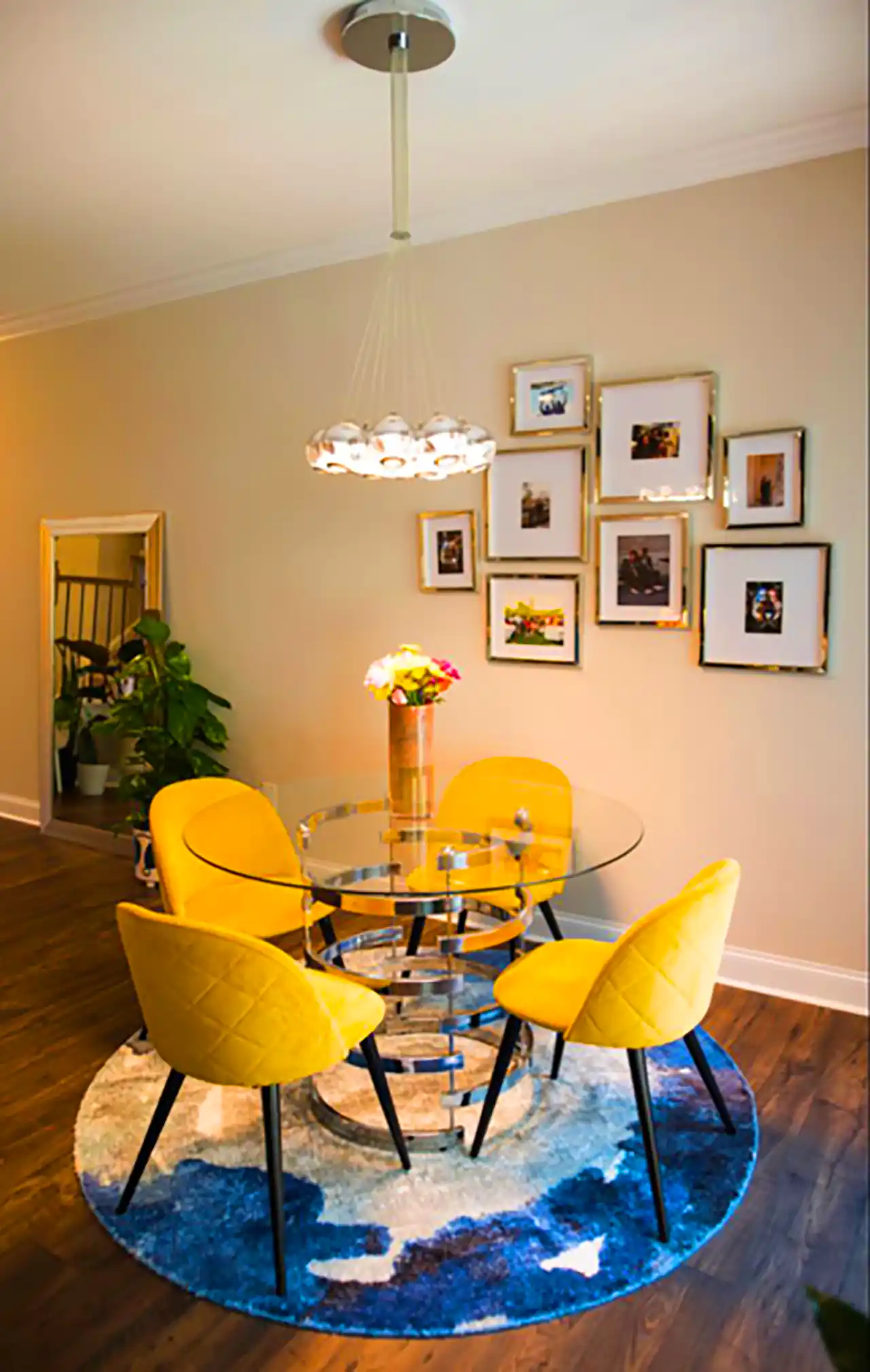 میز و صندلی خوشرنگ غذاخوری