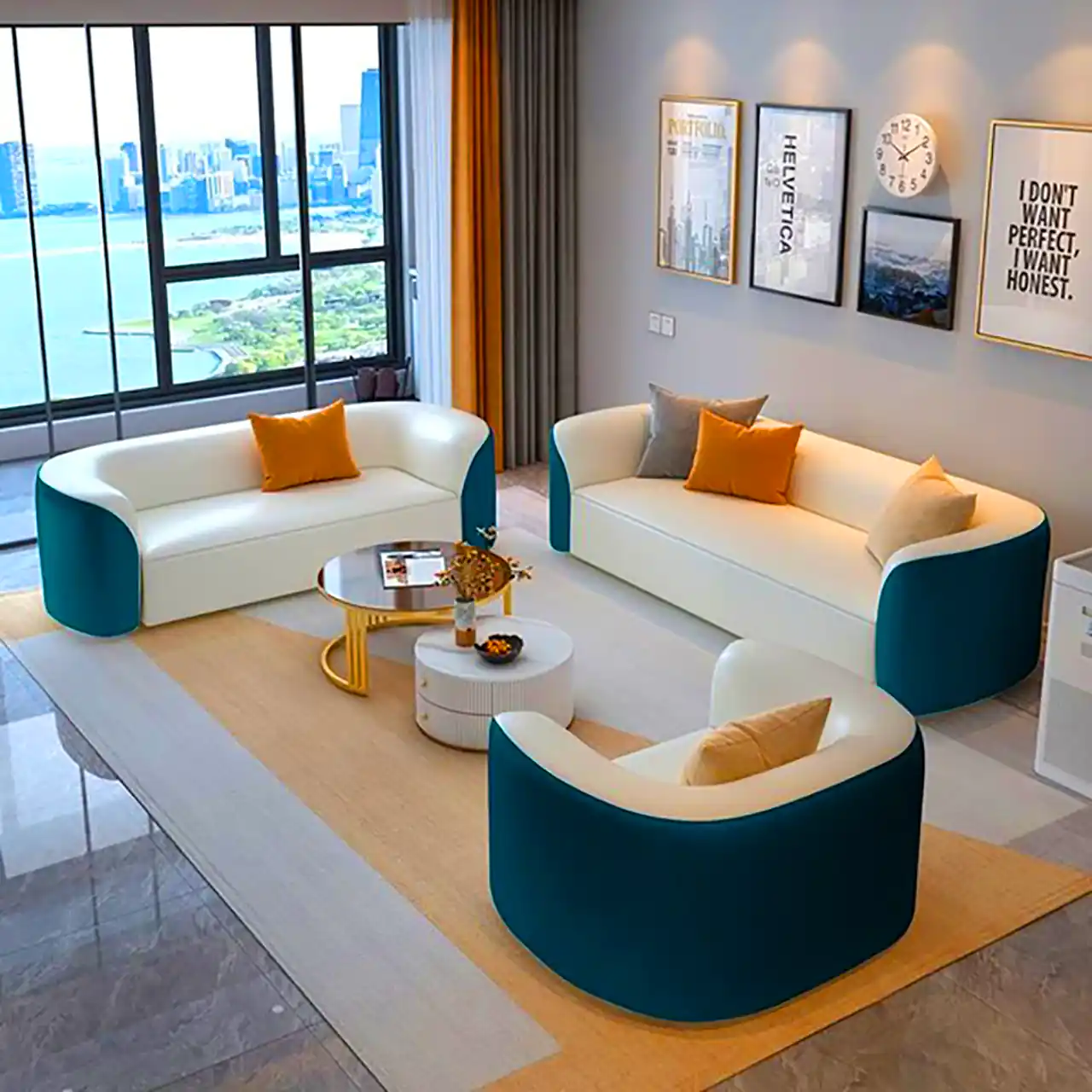 مبل 5 نفره گرد مینیمال