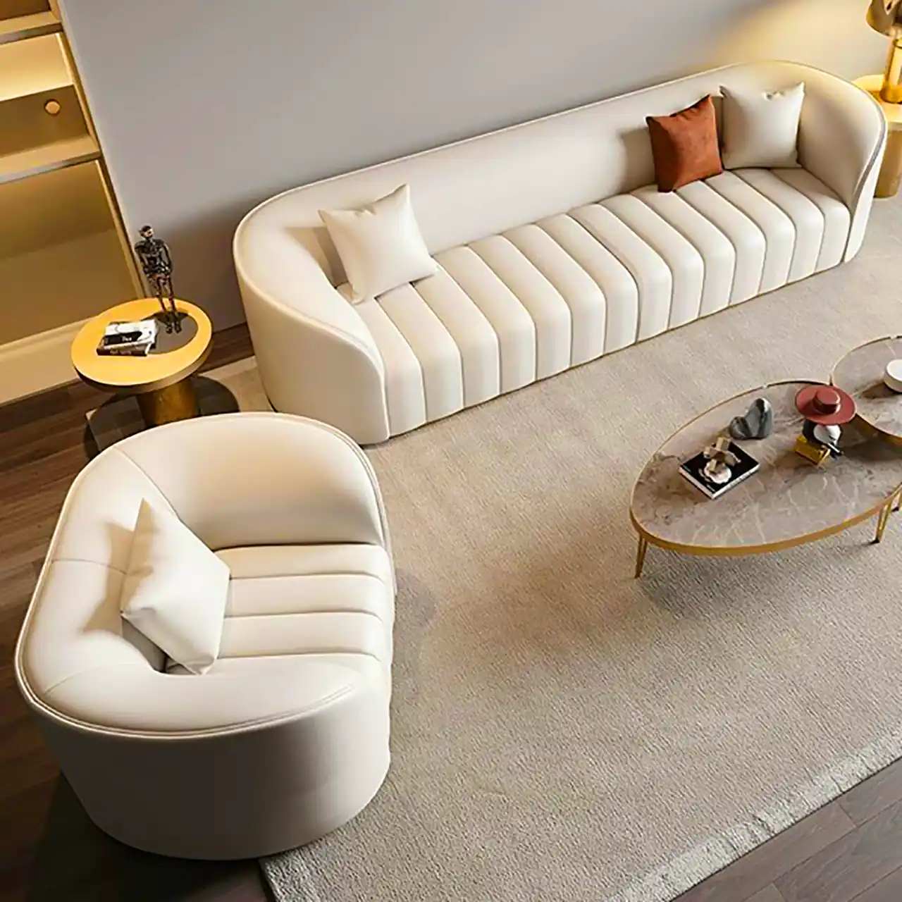 مبل 5 نفره گرد مینیمال