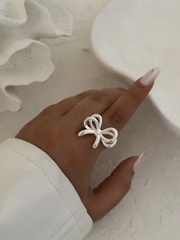 مدل انگشتر پاپیون + مدل انگشتر پاپیون از طراحی‌های کلاسیک و الماسی تا فانتزی