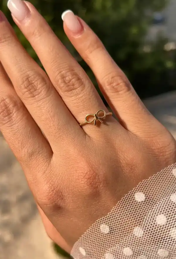 مدل انگشتر پاپیون + مدل انگشتر پاپیون از طراحی‌های کلاسیک و الماسی تا فانتزی