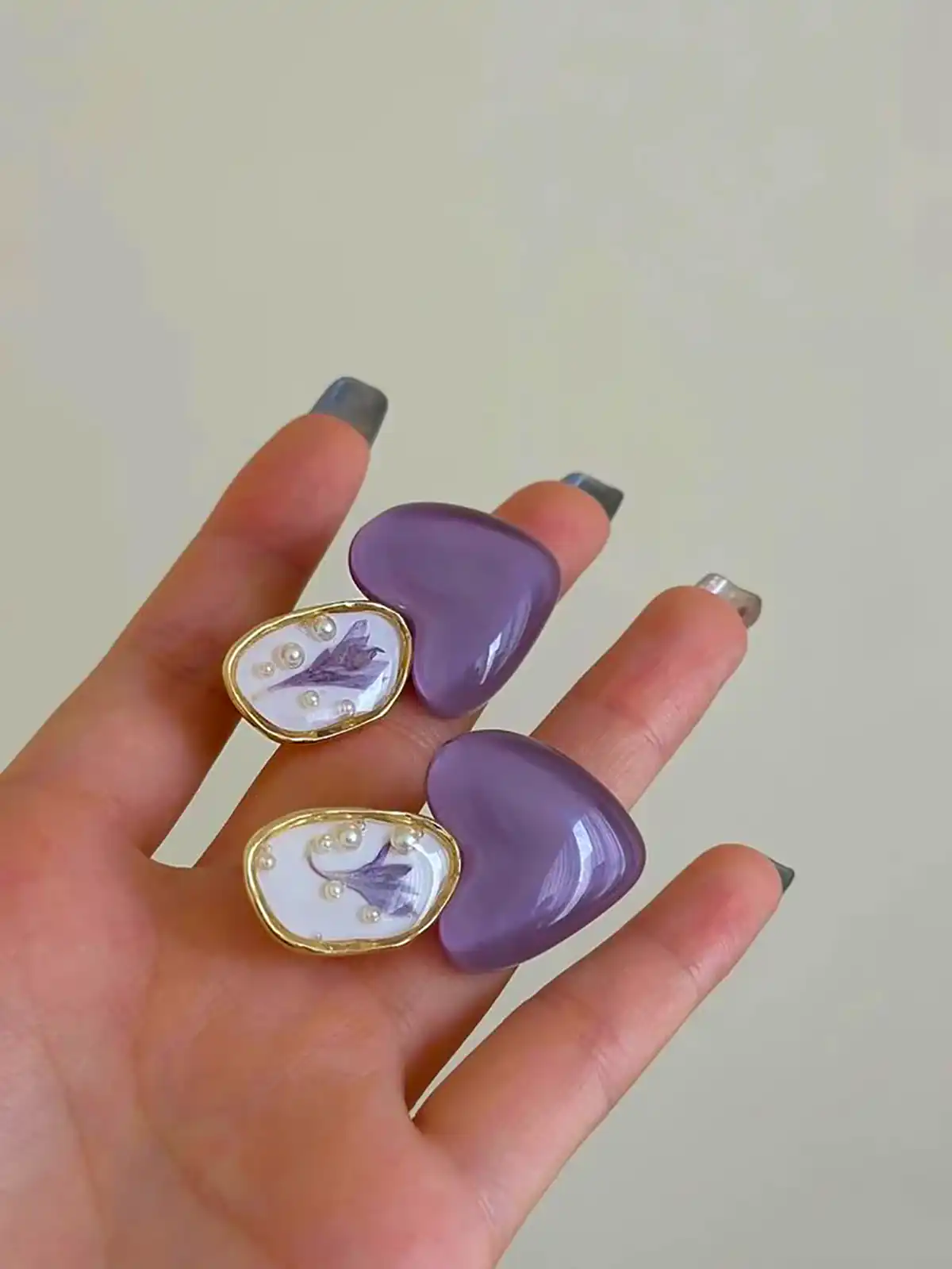 مدل گوشواره دخترانه قلبی