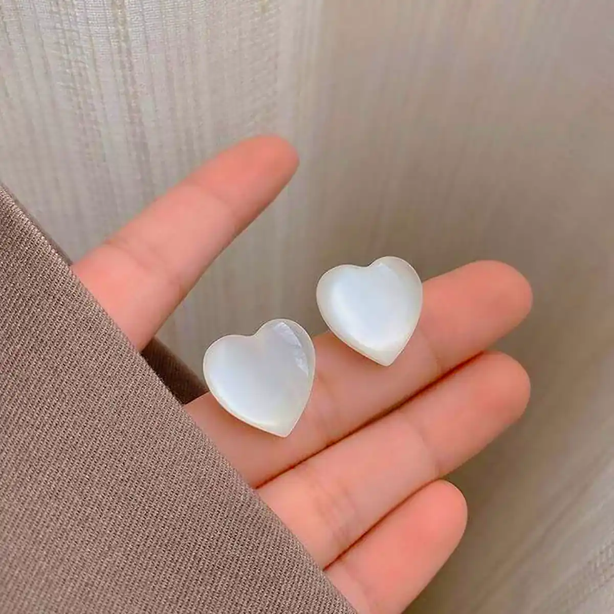 مدل گوشواره دخترانه قلبی