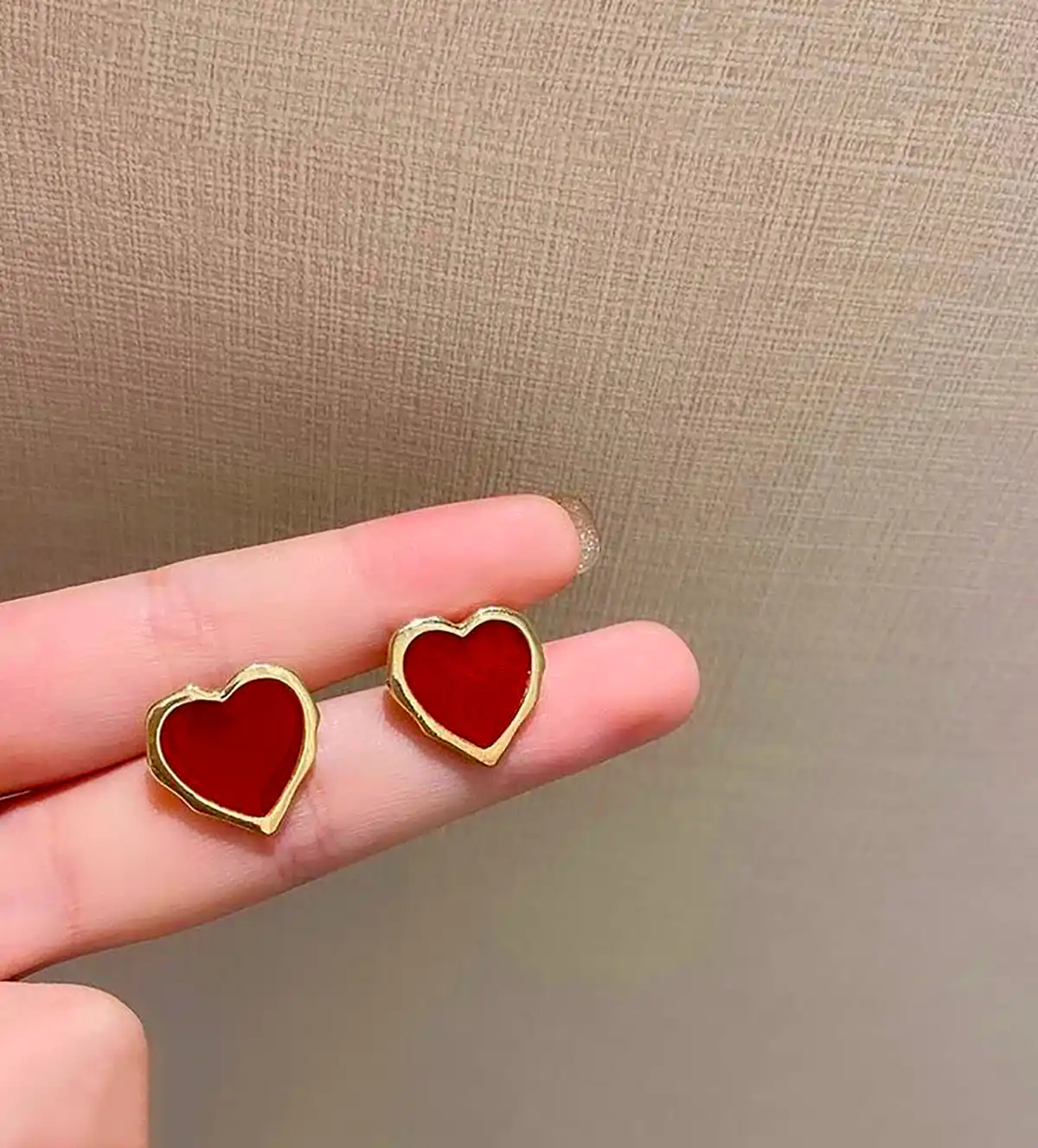 مدل گوشواره دخترانه قلبی