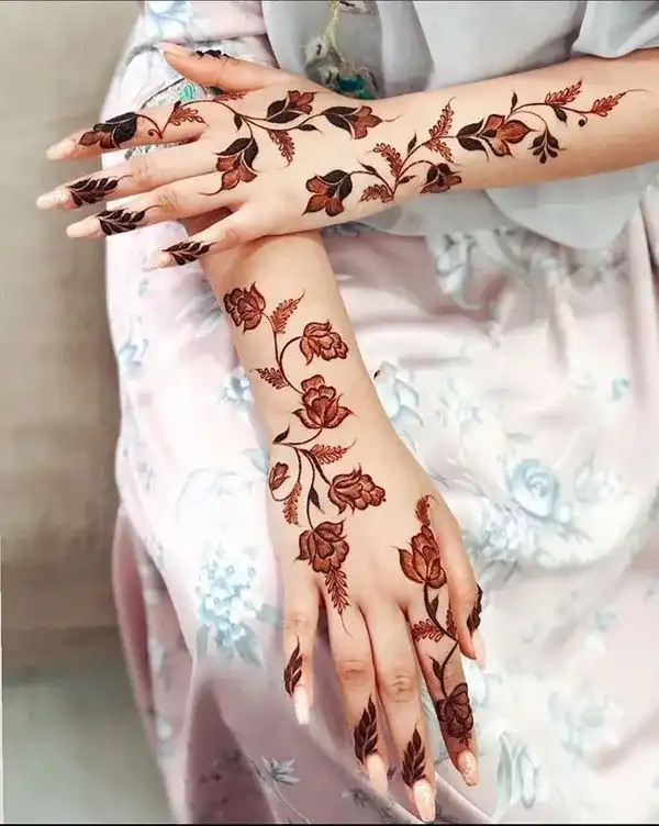 مدل حنا جنوبی + نقش حنا جنوبی رو دستات یه حس ناب و خاص دیگه ای داره