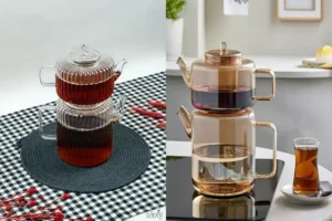 مدل کتری و قوری پیرکس + مدل کتری و قوری پیرکس ترکیبی از زیبایی،دوام و عملکرد