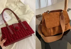مدل کیف پارچه ای مخمل + درخشش استایل شما با مدل کیف پارچه ای مخمل