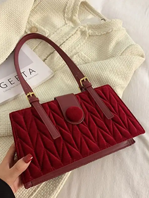 مدل کیف پارچه ای مخمل + درخشش استایل شما با مدل کیف پارچه ای مخمل