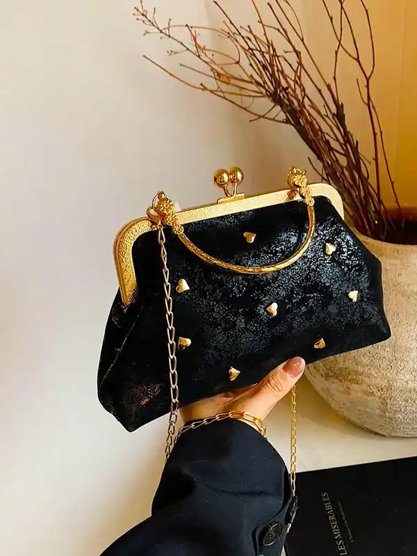 مدل کیف پارچه ای مخمل + درخشش استایل شما با مدل کیف پارچه ای مخمل