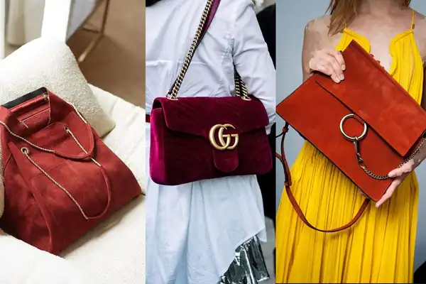 مدل کیف پارچه ای مخمل + درخشش استایل شما با مدل کیف پارچه ای مخمل