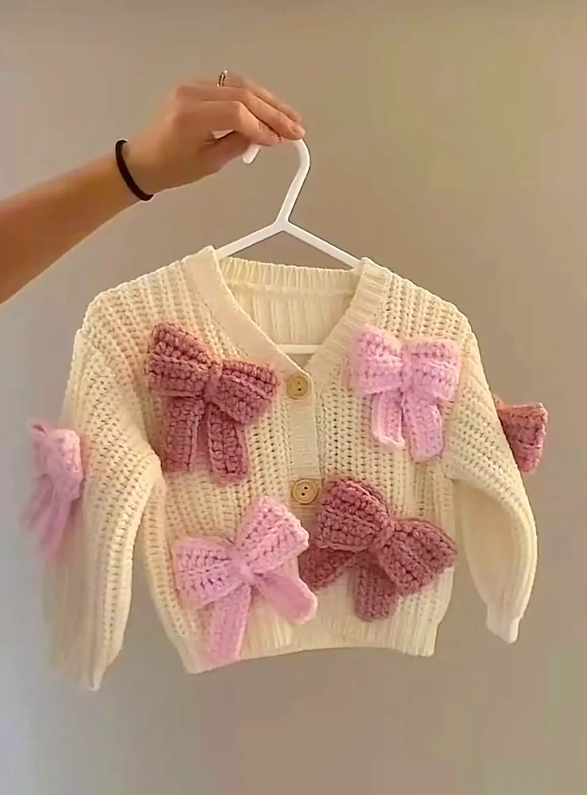 مدل لباس بافتنی نوزادی