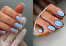مدل ناخن آبی ترند