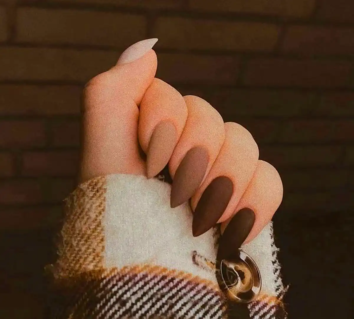 مدل ناخن پاییزی شیک