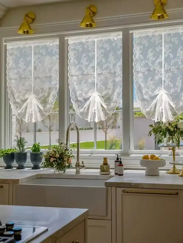 مدل پرده آشپزخانه + فضایی دلباز تر و بزرگتر با مدل پرده آشپزخانه جدید و خوشگل