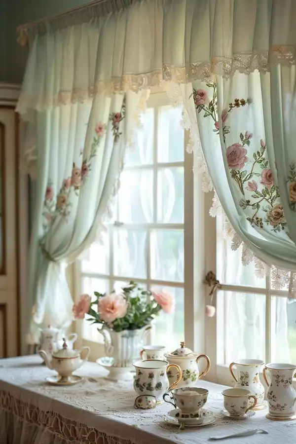 مدل پرده آشپزخانه + فضایی دلباز تر و بزرگتر با مدل پرده آشپزخانه جدید و خوشگل