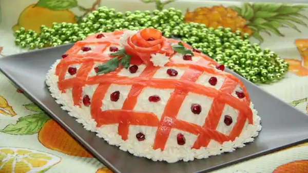 مدل سالاد الویه تزیین + مدل سالاد الویه تزیین با روش‌های خلاقانه و آسان