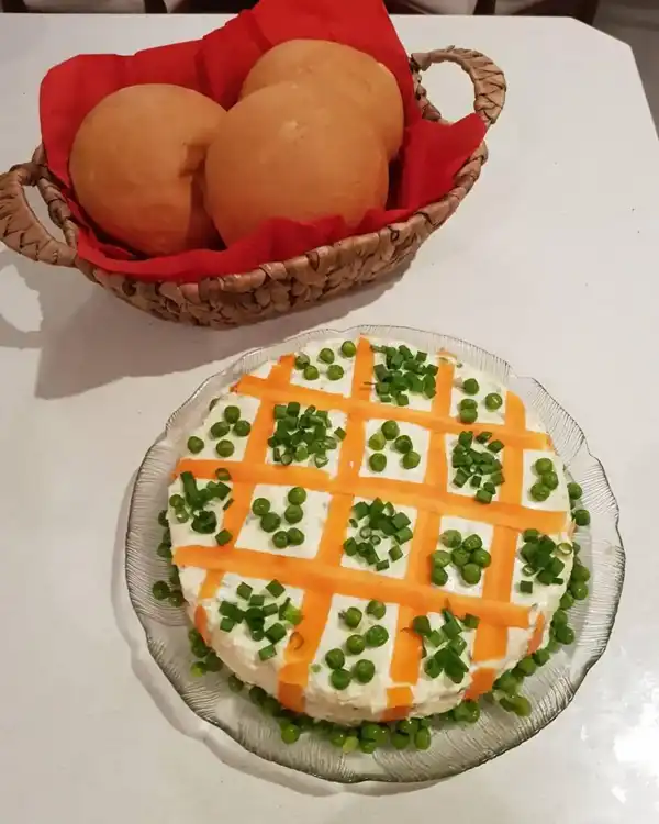 مدل سالاد الویه تزیین + مدل سالاد الویه تزیین با روش‌های خلاقانه و آسان