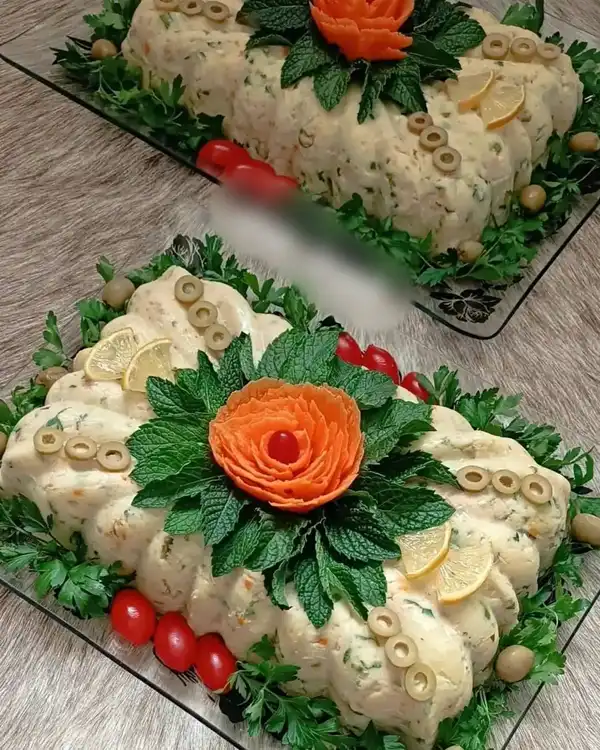 مدل سالاد الویه تزیین + مدل سالاد الویه تزیین با روش‌های خلاقانه و آسان