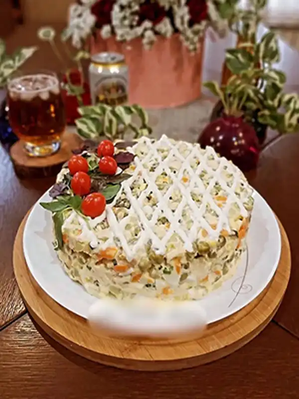 مدل سالاد الویه تزیین + مدل سالاد الویه تزیین با روش‌های خلاقانه و آسان