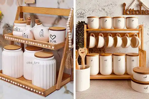 مدل استند چوبی برای پاسماوری + اشپزخانه خاص با مدل استند چوبی برای پاسماوری