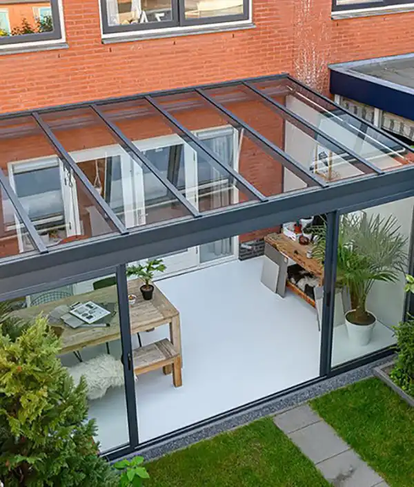 مدل تراس شیشه ای + زیبا ترین ایده ها برای شیشه کاری تراس های کوچک و بزرگ